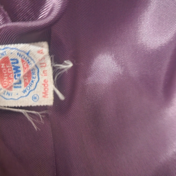 VTG Braefair wool blend coat made in the USA Size 14  with scarf - Picture 12 of 13